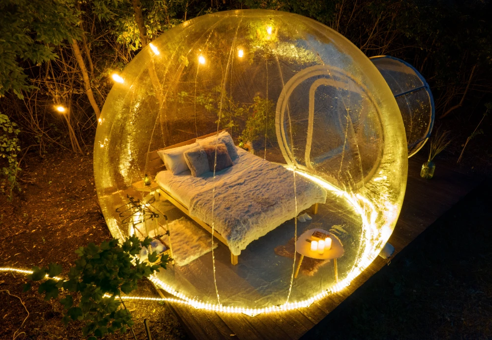 bubble tent picnic